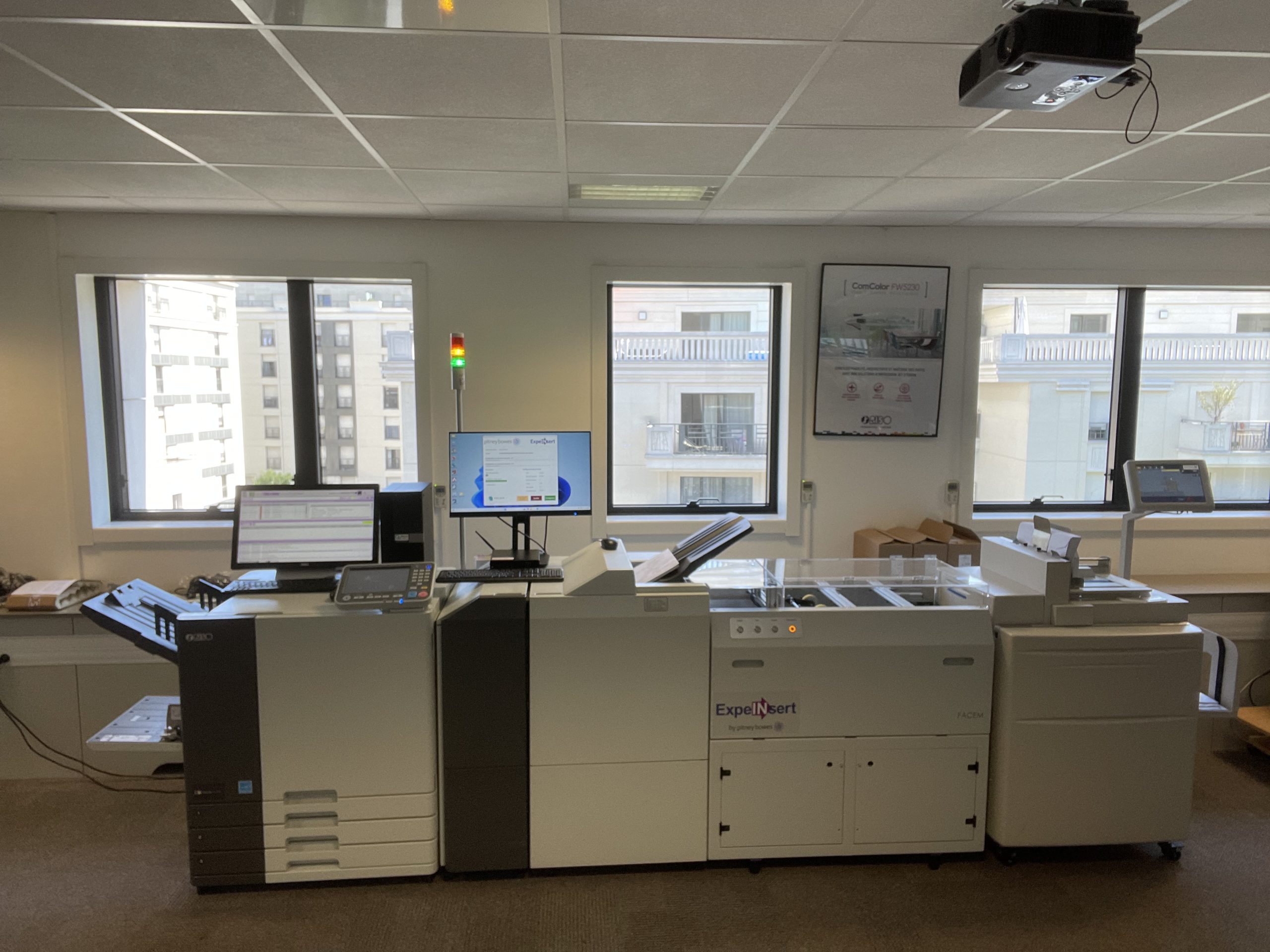ExpeInsert au showroom RISO de Levallois